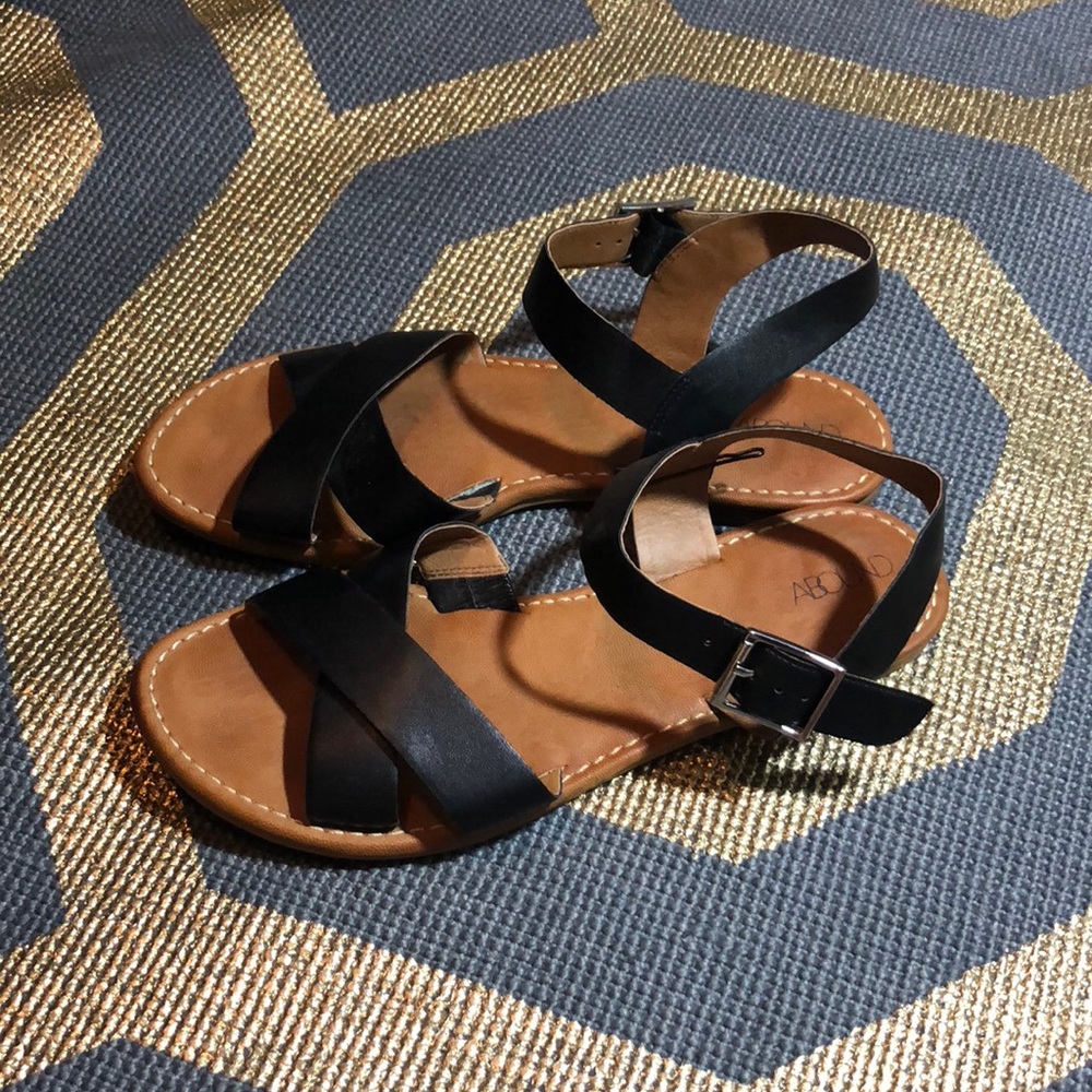 Nordstrom black sandal ☀️